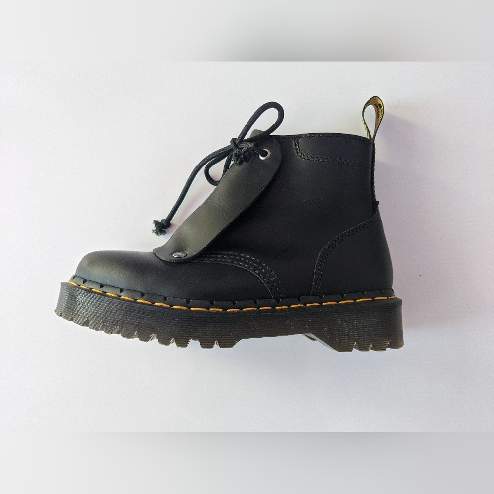Dr Martens 101 Lace Cover Ankle Boots - Picture 7 of 9